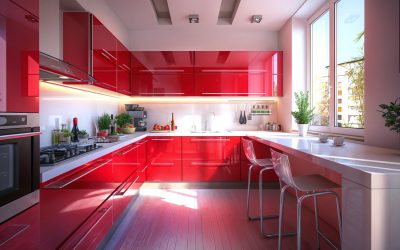 Moderne keuken. Geheimen van harmonieuze combinaties van kleuren en materialen.